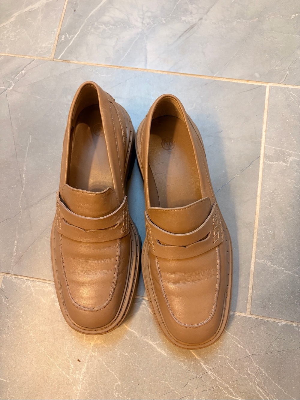 Massimo Dutti Women's Tan Leather shoes size 6.5